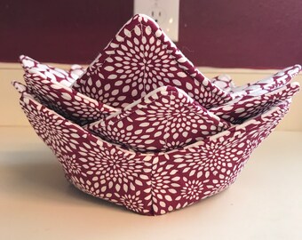 Bowl Cozy, Microwave Bowl Cozy, Soup Bowl Cozy, Ice Cream Cozy, Microwavable Bowl Cozy, Housewarming Gift, Eco Friendly Gift, Kitchen Decor