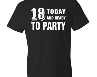 birthday shirts for 18 year olds