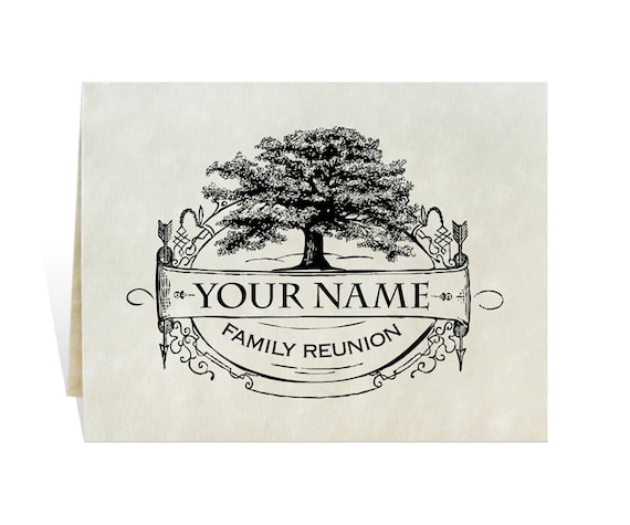  Family  reunion  invitation  with enough space for schedule