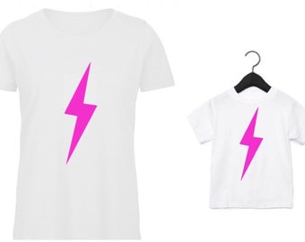 Womens Organic Lightening Bolt Tee