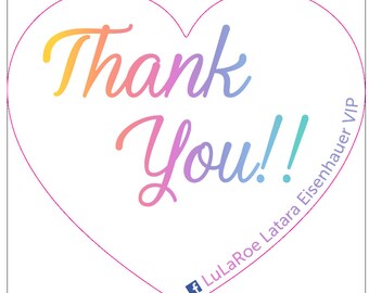 Thank You Stickers - 100pack