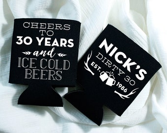 Download 40th birthday koozie | Etsy