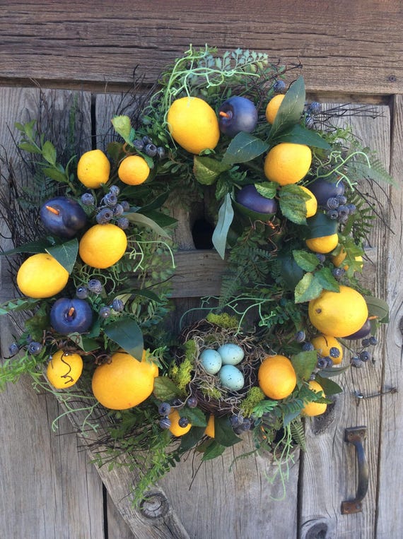 Lemon Wreath Decor