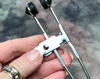 Jewelry Clamp, Rubber Jaw Clamp, Wire Working Clamp, Best Clamp Ever to Hold Your Work While You Work, Polishing Clamp, 4 Inch Clamp