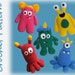 Pattern: Mix & Match Monsters Crochet Plush Toy