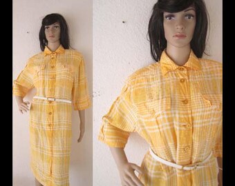 Vintage 80s silk dress dress 100% silk Sautter m