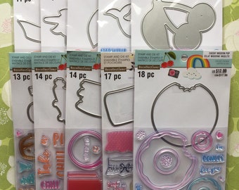 Set of 10--Recollections Clear Stamps and Die Cuts Kits--NEW!!
