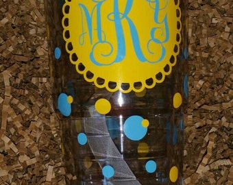 Personalized Monogrammed Double Wall Travel Tumbler