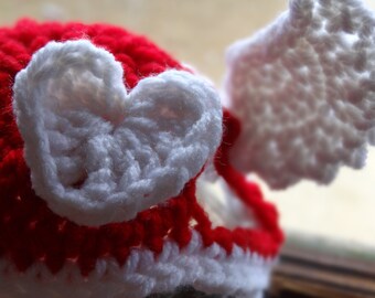 Cupid Cat Hat, Hat for Cats, Valentine's Day Cats - The Cupid's Cat Cap - Valentine's Day Pets