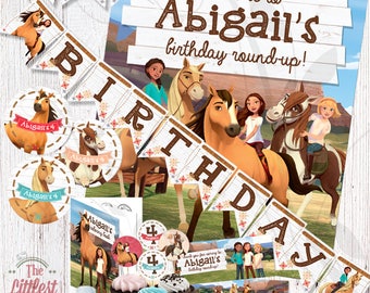 Spirit Party Set - Birthday - Riding Free - DIGITAL FILE