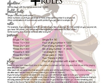 Yard Farkle Rules