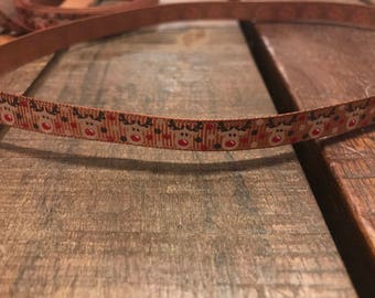 3/8" Christmas Reindeer Cat Collar