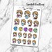 D030 | Crochet Knitting Tama Doodle Stickers
