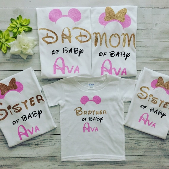 Baby shower Family matching Tshirts made to order expecting