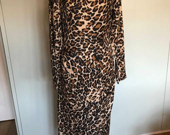 Leopard print dress | Etsy