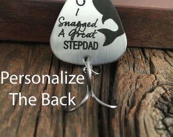 Step Dad Gift I Snagged A Great Step Dad Fishing Lure Gift Birthday Gift For Step Dad Fishing Lure Gift for My Father Gift Fishing Lure Gift