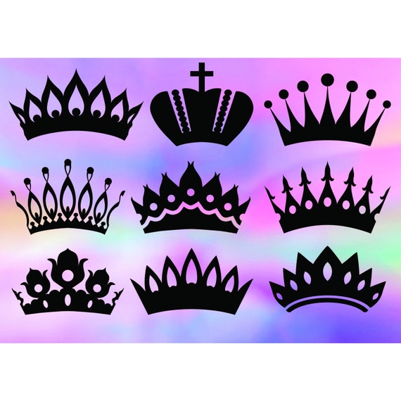 Free Free 268 Silhouette Princess Crown Svg SVG PNG EPS DXF File
