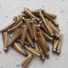 20Pcs 60MM Coffee Gold Color Tassels, Faux Suede,Jewelry Tassel Pendant ,Bronze Tone Cap, Leather Jewelry Charms, Tassel Pendant--- LS373