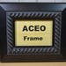 ACEO Photo Frame - Black Picture Frame - Small Wood Frame