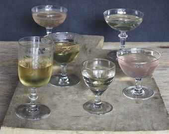 Glamorous Vintage Glassware Pair