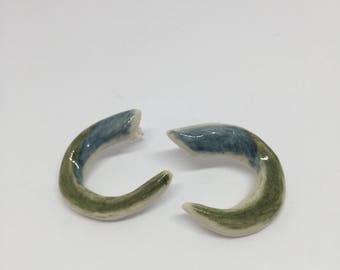 BLue & Green Vintage Earrings