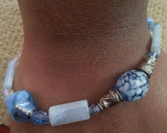 Handmade OOAK #14 beaded bracelet