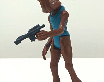 1978 Vintage Star Wars Figure, Star Wars Hammerhead Action Figure, A New Hope, Kenner Star Wars Toy, Cantina Alien, Original Trilogy