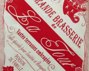 Decoupage paper napkins Decoupage paper Napkin for decoupage Eat label