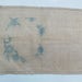 Vintage Embroidery Pattern- Printed linen anti macassar - Floral Spray Design