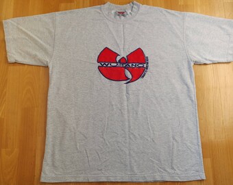 WU WEAR t-shirt, hip-hop jersey, vintage, official authentic Wu Tang Clan 90s hip hop clothing, 1990s Wu-Tang gangsta rap, cotton, size XL