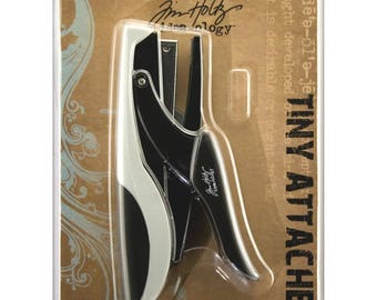 TINY ATTACHERs - TIM HOLTZ - Advantus PAPERCRAFTiNG STAPLeR with tiny staples - IDEAOLOGYs - New