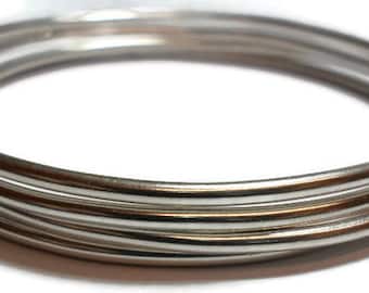 4 classic silver bangles stack