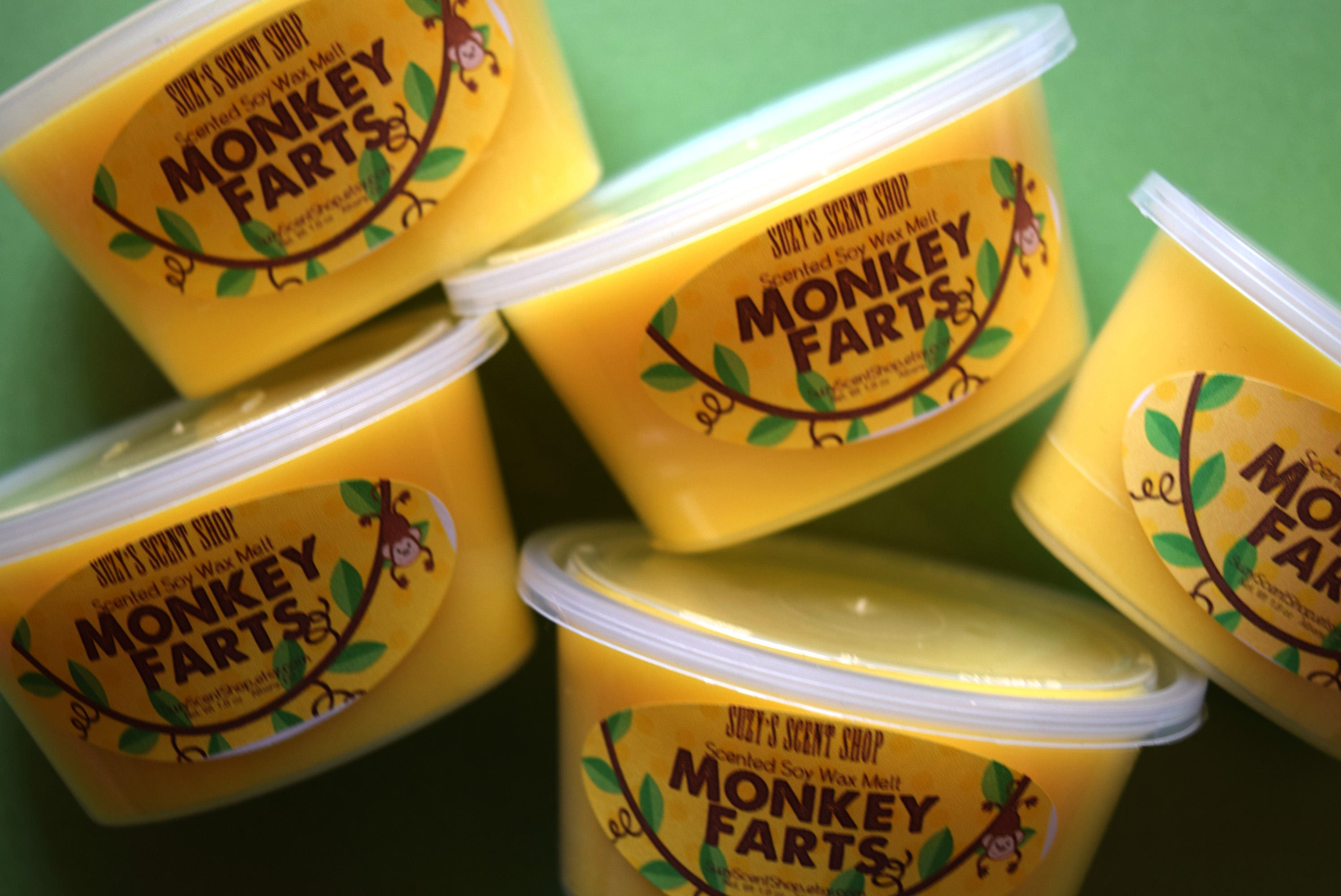 Monkey Farts Scented Soy Wax Melt 2 Pack Home Fragrance