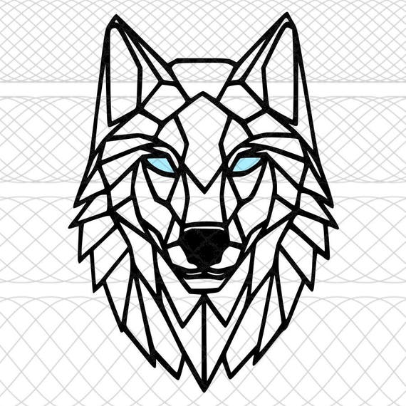 Download Geometric Wolf SVGPNGSTUDIO3 Cut Files for Silhouette