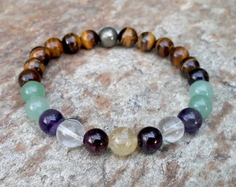 Prosperity & Wealth Bracelet, Abundance Bracelet, Wealth Crystals, Attract Money, Good Luck Bracelet, Prosperity Jewelry, Success Bracelet