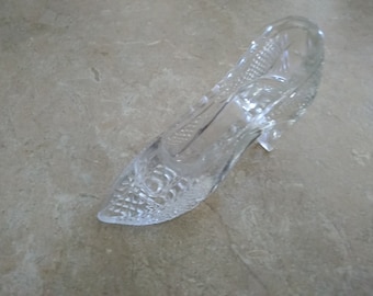 Vintage princess glass slipper