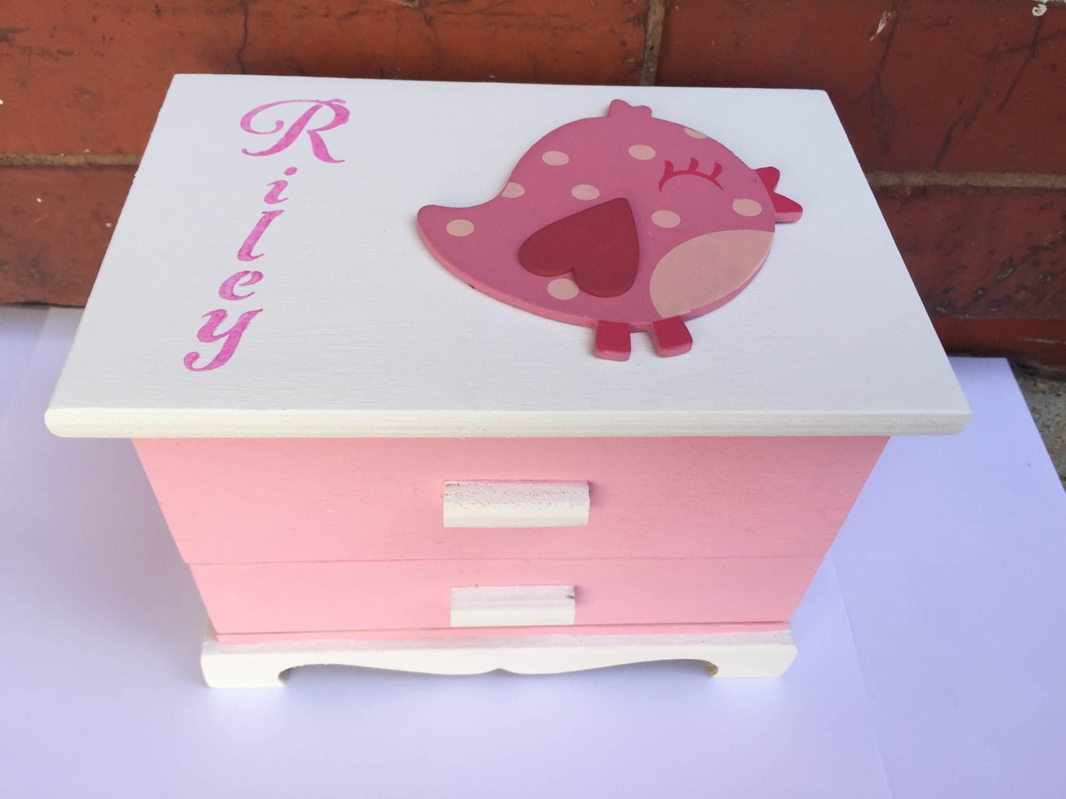 Girls jewelry box customized toddler box customized jewelry