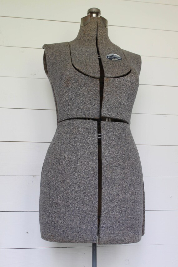 vintage adjustable acme dress form size b acme dress form size a