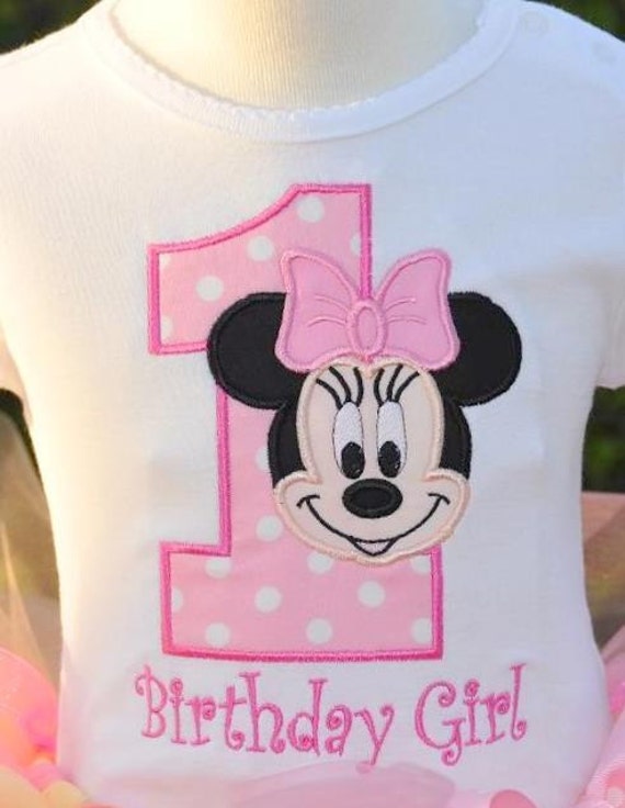 Items similar to Minnie Mouse Birthday Shirt on Etsy