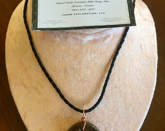 Jerome, AZ Core Sample Pendant