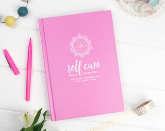 Self Care Daily Playbook, mindfulness journal, self care book, self love, spiritual, self help, holistic, intuition, manifesting, happiness