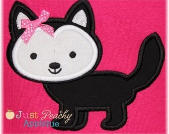 Husky Machine Embroidery Applique Design