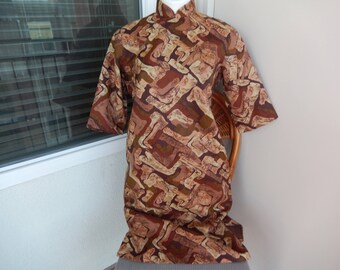 Mandarin Style Dress - Vintage