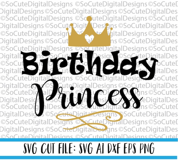 Free Free Happy Birthday Princess Svg 219 SVG PNG EPS DXF File
