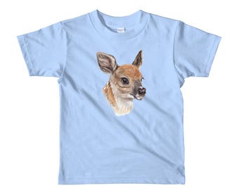 Fawn Face Short sleeve kids t-shirt