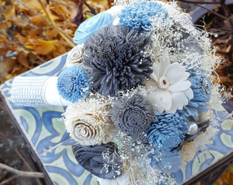 Wood Bouquet, Wooden Flower, Sola Flower Bouquet, Eco friendly flower, Custom Bouquet, Rustic Bouquet, Wood flower, Sola wood
