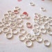 25-500 pcs, 925 Sterling Silver Jumprings Jump Ring BULK / 3 mm, 22 g gauge ga, OPEN Jumprings / for petite chains SJR3mm hp solo jr22