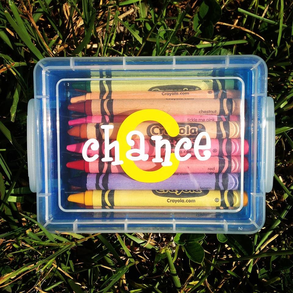 Personalized Crayon Box