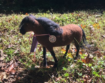 Horse, Needle Felted, OOAK, Original