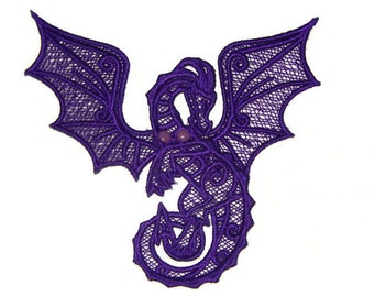 Lace Dragon with Articulated Wings